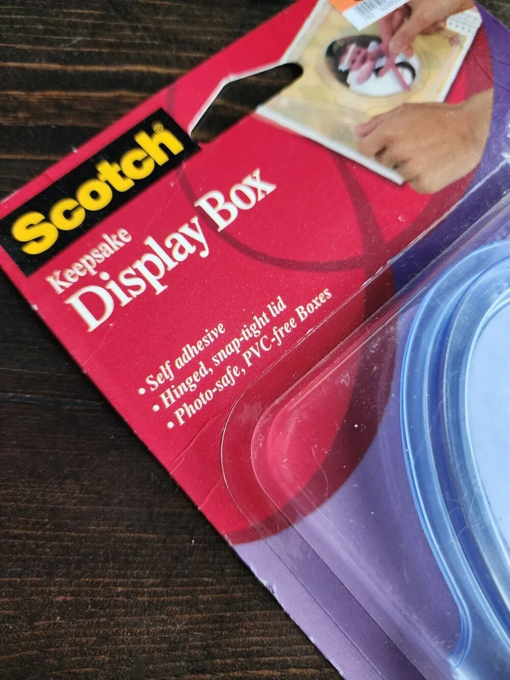 Scotch Keepsake Display Box Photo Safe Scrapbook 3'x4.5